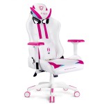 Fotel gamingowy Diablo X-Ray King Size: Biało-różowy