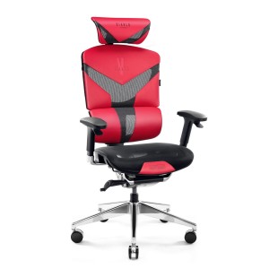 Fotel ergonomiczny DIABLO V-DYNAMIC: karmazynowy