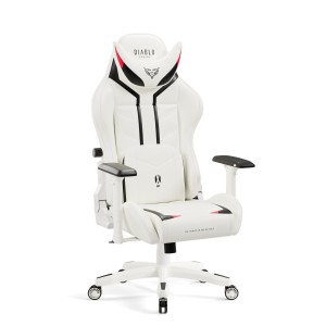 Fotel gamingowy Diablo X-Ray 2.0 Normal Size: Biało-czarny 