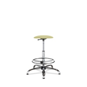Taboret GOLIAT RB-CR ST 02 Wysoki  Tapicerowany  CHROM 