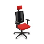 Krzesło NAVIGO SWIVEL CHAIR UPH/P MESH BLACK siatkowe oparcie