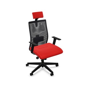 Krzesło INTRATA Manager  M23 FS  BL HB   MESH Siatka 
