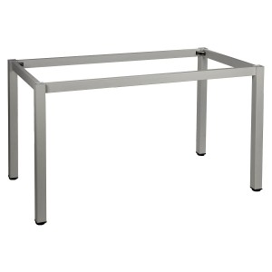 Stelaż biurka / stołu z nogą kwadratową, NY-A057/116/K - 116x76 cm, alu