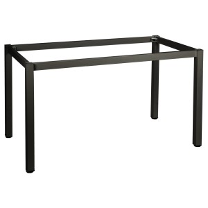 Stelaż biurka / stołu z nogą kwadratową, NY-A057/156/K - 156x66 cm, czarny