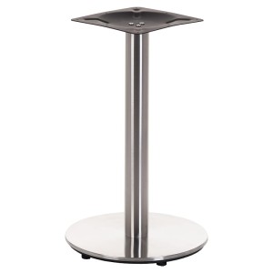 Podstawa stolika ze stali nierdzewnej , SH-2001-1/S szczotkowana - ∅ 45 cm