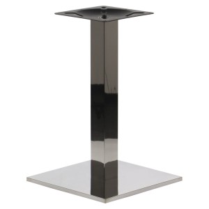 Podstawa stolika ze stali nierdzewnej , SH-2002-1/P/8 polerowana - 45x45 cm