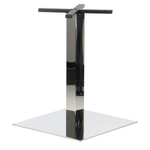 Podstawa stolika ze stali nierdzewnej , SH-3002-7/P polerowana - 55x55 cm