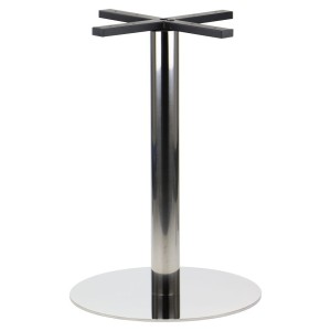 Podstawa stolika ze stali nierdzewnej , SH-3001-6/P polerowana - ∅ 49,5 cm