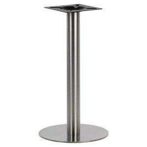 Podstawa stolika ze stali nierdzewnej , SH-3001-1/S szczotkowana - ∅ 39,5 cm