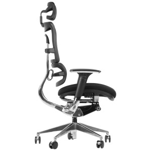 Fotel ergonomiczny ErgoLine, ErgoNew S8 siedzisko tkaninowe oparcie siatkowe