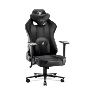 Fotel gamingowy Diablo X-Player 2.0 materiałowy Normal Size: Czarno-czarny