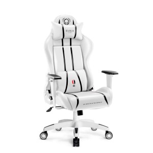 Fotel gamingowy Diablo X-One 2.0 Normal Size: Biało-czarny