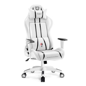 Fotel gamingowy Diablo X-One 2.0 King Size: Biało-czarny